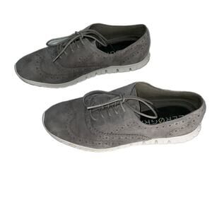 Cole Haan Zerogrand Wingtip Perforated Oxford Sneakers, Ironstone Size 8